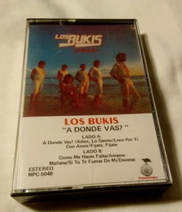 LOS BUKIS, A DONDE VAS, 1985 Fonovisa, RARE CASSETTE, SEE ALL PHOTOS PLEASE - Picture 1 of 5