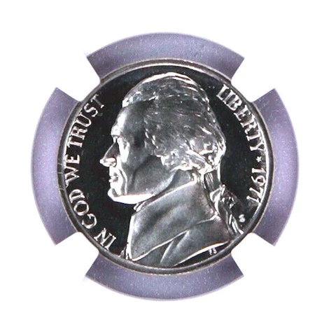 1971 S Thomas Jefferson Nickel NGC Graded PF 69 Cameo Liquid Appearance! Cover