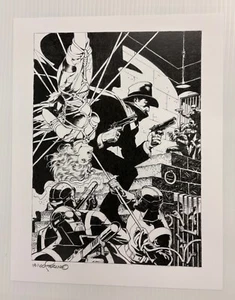 THE SHADOW signiert & #XX/100 im Bleistift von STERANKO! 2023 LTD ED DRUCK - Bild 1 von 1