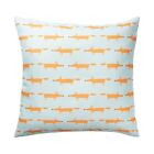 Mr Fox Indoor Outdoor Cushion 625328 By Scion In Sky Tangerine - Small 45X45cm
