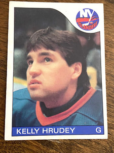 1985-86 O-Pee-Chee #122 Kelly Hrudey RC