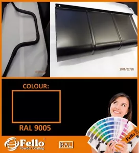 PINTURA EN POLVO negro Ral 9005 mate satinado recubrimiento en polvo - Imagen 1 de 1