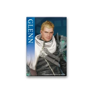 FINAL FANTASY 7 VII EVER CRISIS Online Kuji Glenn Lodbrok Square Button Badge - Picture 1 of 4