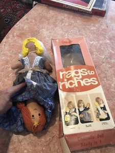 vintage rags to riches condrella doll 3 dolls in one With Original Box - Picture 1 of 11