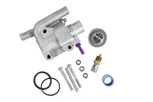 Zetec Cast Aluminum Thermostat Housing Ford Focus ZX2 Contour Escape Cougar SVT - Foto 1 di 11