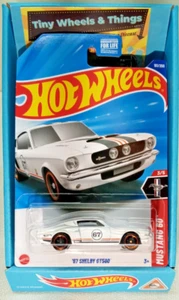 NEW 2025 Hot Wheels White '67 Shelby GT500 #161/250 Mustang 60 #3/5! - Picture 1 of 9