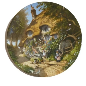 Vtg Coalport Bone China Plate Granny's Cottage England Robert Henry - Picture 1 of 8