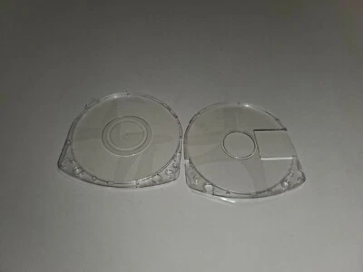 PLAY AGAIN NEW PSP Clear Replacement Case Cases for Broken Umd Game/Movie housing Fix 15N