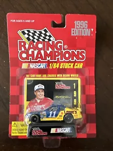 Racing Champions #11 Brett Bodine 1996 NASCAR Lowe’s Ford Thunderbird 1:64 - Picture 1 of 2