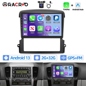 Radio de coche para Kia Sorento 2004-2008 Android 15 Carplay GPS Navi WIFI BT + cámara - Imagen 1 de 15