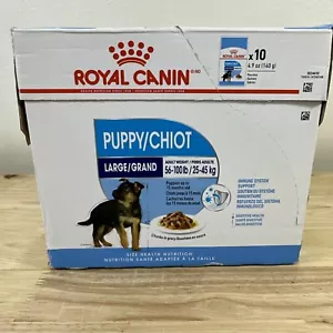 Royal Canin Size Health Nutrition Large Puppy Chunks in Gravy Wet Dog Food - Picture 1 of 4