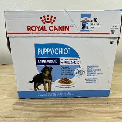 Royal Canin Size Health Nutrition Large Puppy Chunks in Gravy Wet Dog Food - Image 1 of 4