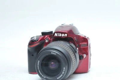 Nikon D3200 24.2MP Digital SLR Camera Product Red W/18-55mm Lens Kit - Image 1 of 4
