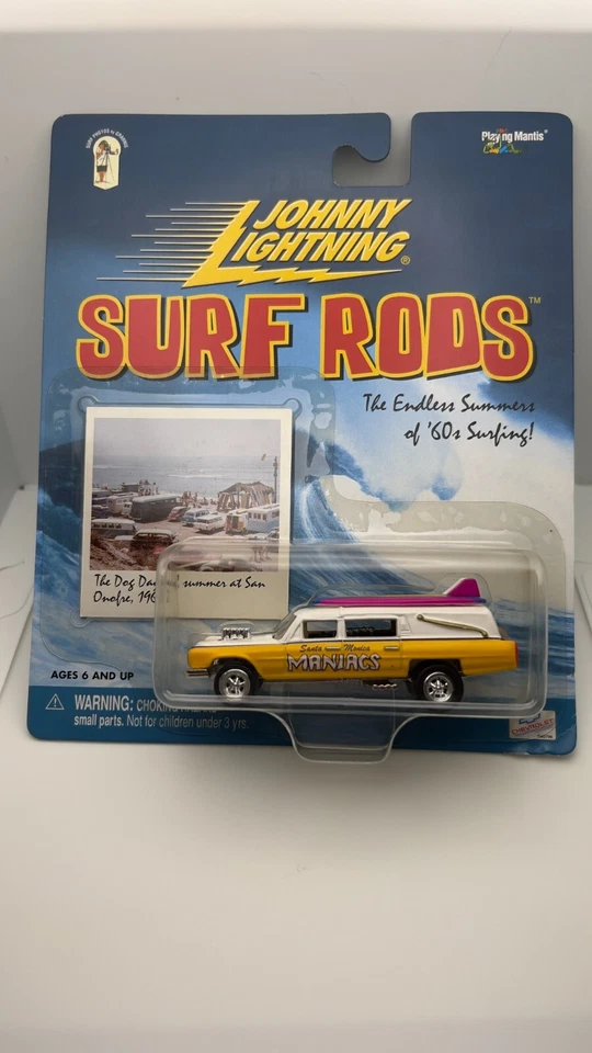 Cadillac Fúnebre Johnny Lightning Surf Rods Santa Monica Maniacs 1966 Foto 1 de 4