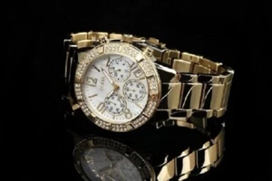 Guess w0141l2 glam hype fasion cronografo reloj mujer mejorofertarelojes - Imagen 1 de 4