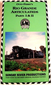 Otto Perry's RIO GRANDE ARTICULATEDS Parts I & II SUNDAY RIVER VHS Video Tape RR - Bild 1 von 4