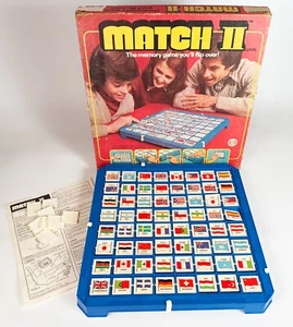 1978 Match II Memory Spiel von Ideal - Flag Matching - Komplett Look - Vintage - Bild 1 von 4
