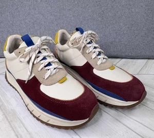 Madewell MWL Kickoff Trainer Sneakers in Colorblock Leather & Suede US W9.5 - M8 - Picture 1 of 10