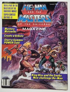 HE-MAN Magazine (Summer 1986) w/ EARL NOREM Posters Paul Kirchner Comic RARE VG - Picture 1 of 6