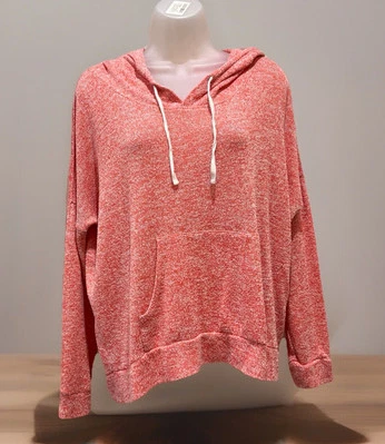 SUDADERA CON CAPUCHA American Rag Grande LIGERA Coral/Rosa JERSEY CANGURO BOLSILLO Foto 1 de 4