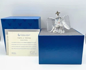 Vintage - Crystal World Disney Showcase Dumbo & Timothy Figurine - Pre-Owned - Picture 1 of 12