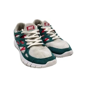 Nike Free Run 2 Running Shoe White Teal Rush Pink Men's Size 11 - Picture 1 of 7
