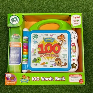 Leapfrog Learning Friends 100 parole libro elettronico bilingue spagnolo inglese - Foto 1 di 5