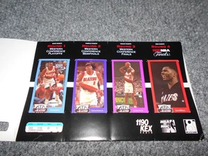 1995 NBA PORTLAND TRAILBLAZERS 25TH ANNIV UNBENUTZT PLAYOFF TICKETS IM FOLDER - Bild 1 von 2