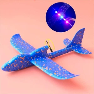 Mega Foam Glider Plane For Kids Assorted Colours 15" Hand Throwing Gliders 38cm - Picture 1 of 9