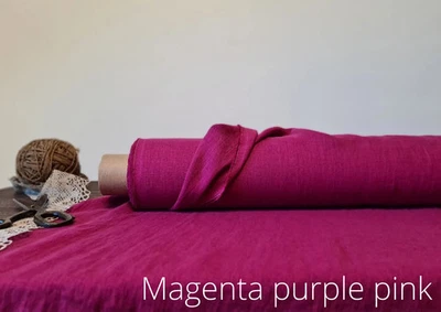 Premium Cream White Linen Fabric by the Yard – Sewing, Curtains & Tablecloths - Image 1 of 4