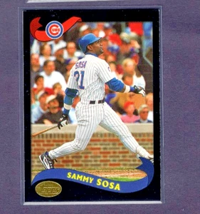 2002/2003 TOPPS KANEBO JAPAN RARE BLACK PARALLEL #19 SAMMY SOSA CUBS NEVER SEEN! - Bild 1 von 2