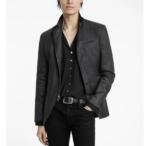 John Varvatos Dark Grey Baldwin Jacket Unique Style EU50 US 40 - Picture 1 of 5