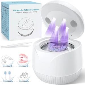 Dental Ultrasonic Retainer Cleaner Machine - Dental Cleaning Pod for Denture, Mo - Picture 1 of 12