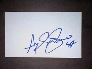 Alex Serrano, ANGELS (2008 Debut) SIGNED 3x5 Index Card (HS) - Bild 1 von 1