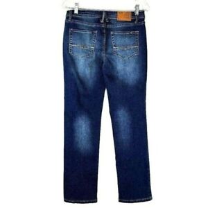 Buffalo Evan Slim Straight Leg Jeans Boys Size 14 Dark Wash Denim 28X28