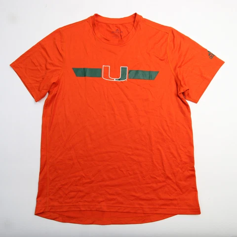 Miami Hurricanes adidas Creator Short Sleeve Shirt Men's Orange New Cover