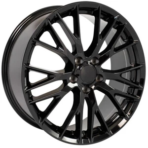 Gloss Black Wheel 20x10 for 2005-2019 Chevy Corvette - RVO1496 - Picture 1 of 3