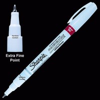 White Sharpie Oil Based Paint Marker 35531, Extra Fine Point