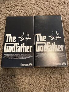 The Godfather - First Print VHS GATEFOLD Flap No UPC Part 1 & 2  RARE 1972 1980