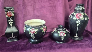 Lot of 4 Pieces - Shelley Roself Vases - Sold as Seen - Picture 1 of 19