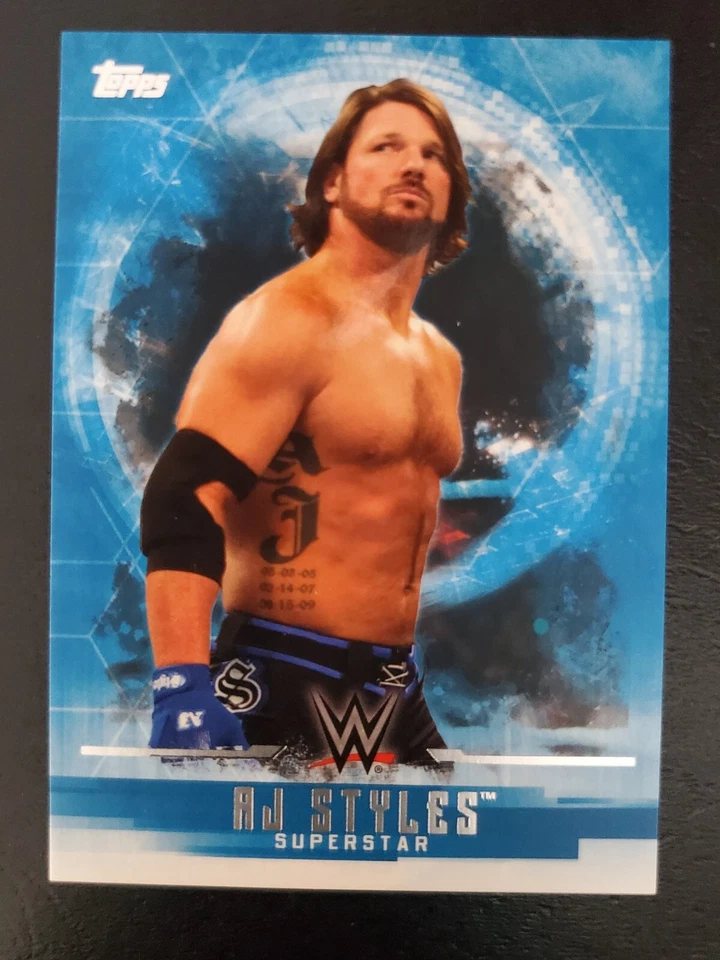 2017 Topps WWE Undisputed Superstar #2 AJ STYLES - Image 1 of 2