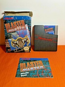 Blaster Master  NES Cartridge case & manual 