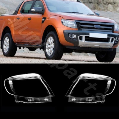 Faro lateral izquierdo derecho carcasa lente transparente + pegamento para Ford Ranger 2012-2015 Foto 1 de 4