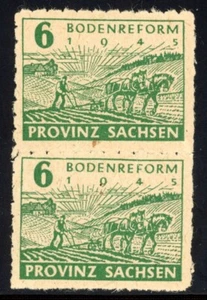 Deutschland Sachsen 1945 Landesreform Michel# 85 Privat Roulette geprüft Ströh 💥 - Bild 1 von 2
