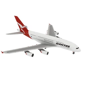 1/300 A380 Qantas Airways Civil Airliner Paper Model Unassembled Aviation Gift - Picture 1 of 9