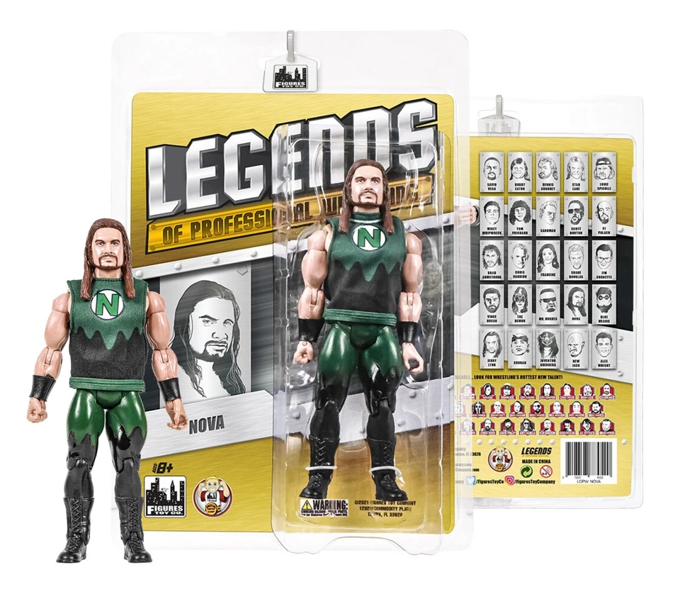 Figura Legends of Professional Wrestling Nova 7 pulgadas como nueva en paquete Foto 1 de 1