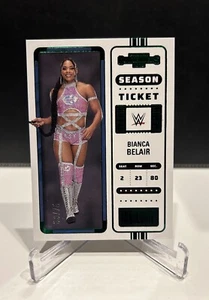 Bianca Belair - Contenders Season Ticket Green #/75 - 2023 Panini WWE Chronicles - Picture 1 of 2