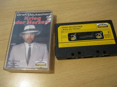 MC Drafi Deutscher Krieg der Herzen Tape Karussell 843 154-4 Musikkassette - Bild 1 von 2