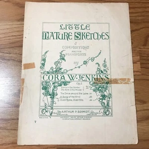 Vintage 1914 Little Nature Sketches 5 Compositions for the Pianoforte Sheet Solo - Picture 1 of 1