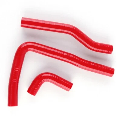 FOR KAWASAKI KX65 2000-2012 2001 2002 2003 2004 05 Silicone Red Radiator Hose - Image 1 of 4
